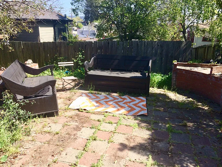 Backyard patio
