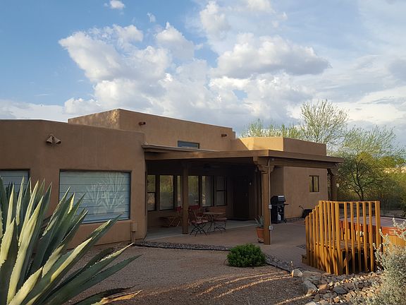 Rear covered Patio