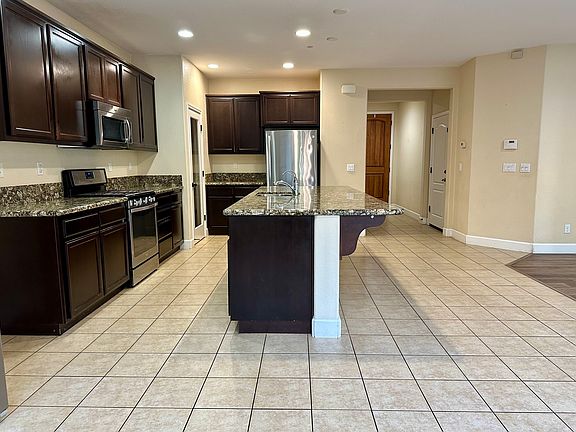 From dinning area looking at kitchen