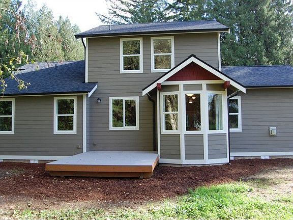 West side of home has 11 x 14' deck
