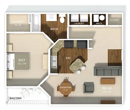 Floor plan The Abbey