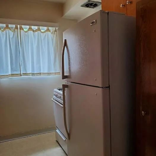 refrigerator and stove