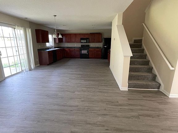 family room dining room area