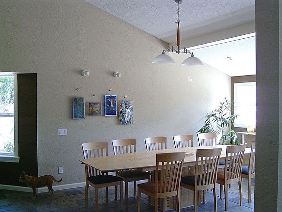 Oversized Dining room for an entertainers delight.