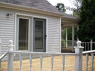 deck behind dining room