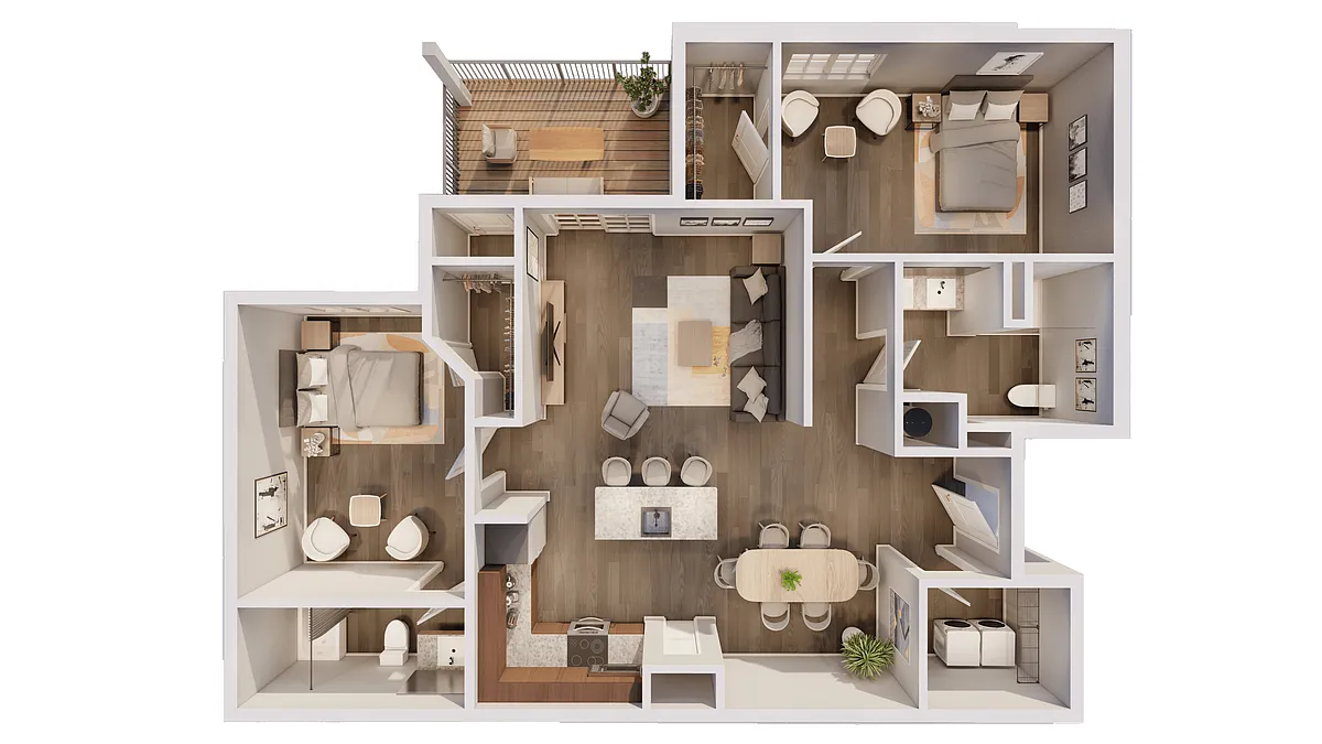Floor plan 2B