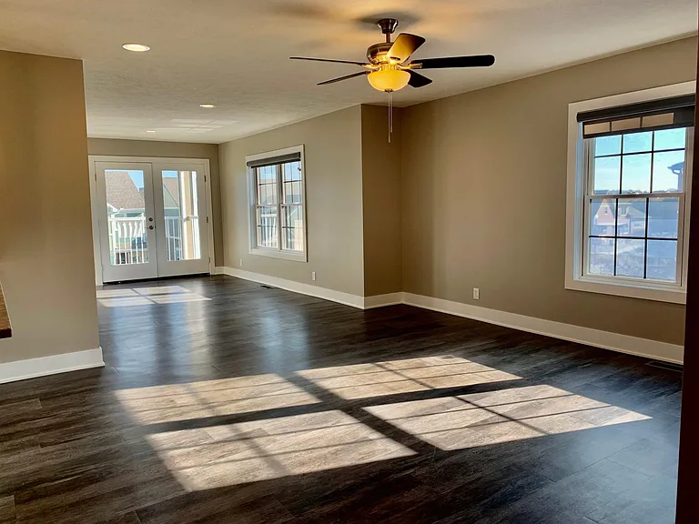 Luxury vinyl tile offers an easy to care for flooring