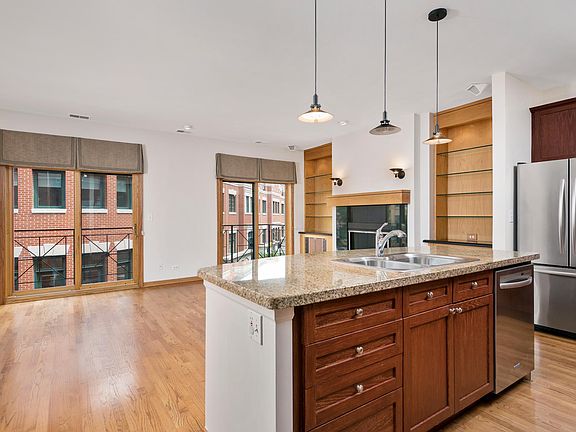 Kitchen w/ view of courtyard
