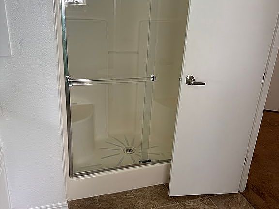 Master shower