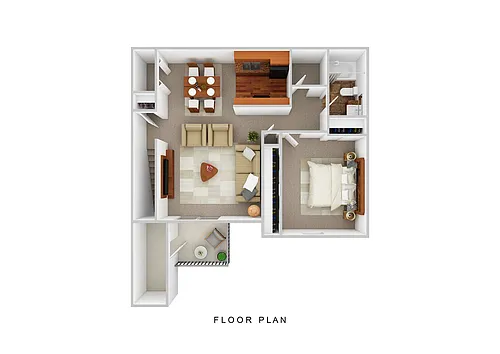 Floor plan York with Patio/Balcony
