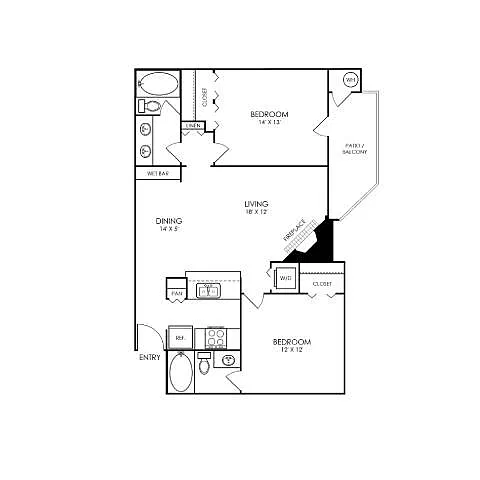 Floor plan B1