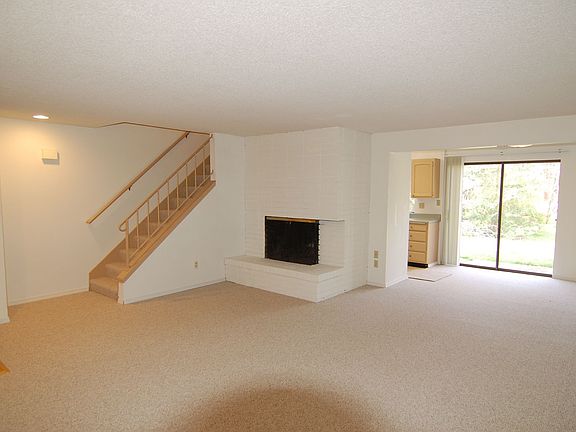 Living room with fire place
