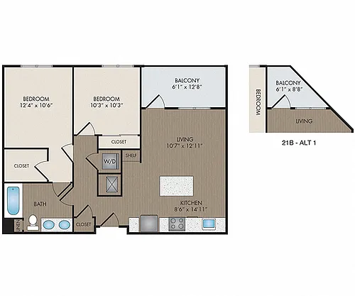 Floor plan Mosaic