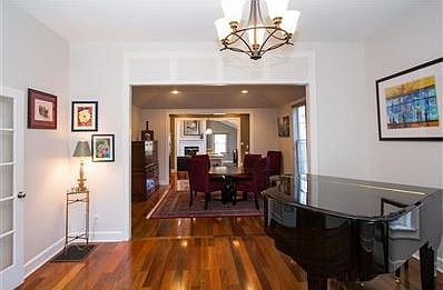 Take your breath away living room greets guests upon entering