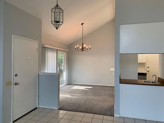 Dining room and kitchen