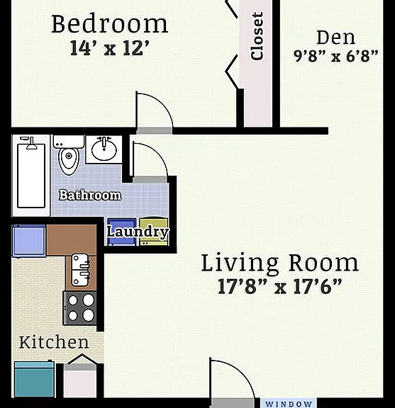 Valley High 1 Bedroom + Den Valley High 1 Bedroom + Den