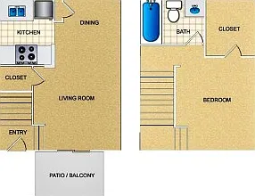 A4 - 1 Bed/1Bath A4 - 1 Bed/1Bath