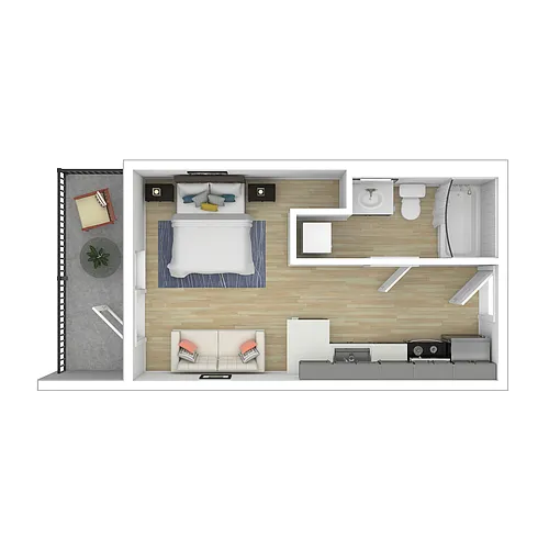 Floor plan Studio