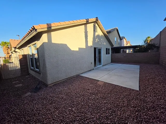 Rear yard