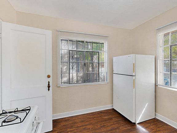Refrigerator in kitchen