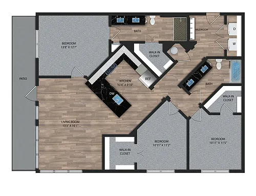 Floor plan C1 Alt 1