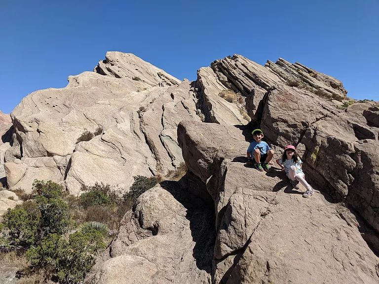 Enjoy walks, hikes, and climbs in nearby Vasquez Rocks