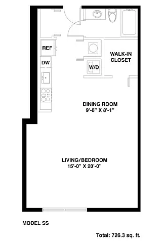 Floor plan Model SS
