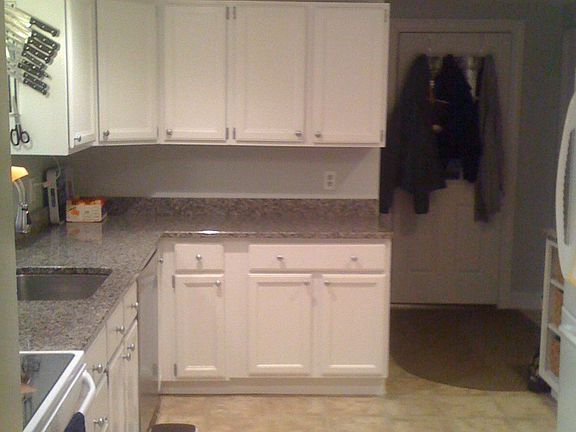 Kitchen with granite counter
