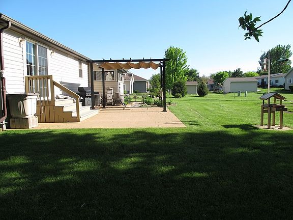 Relax under included canopy