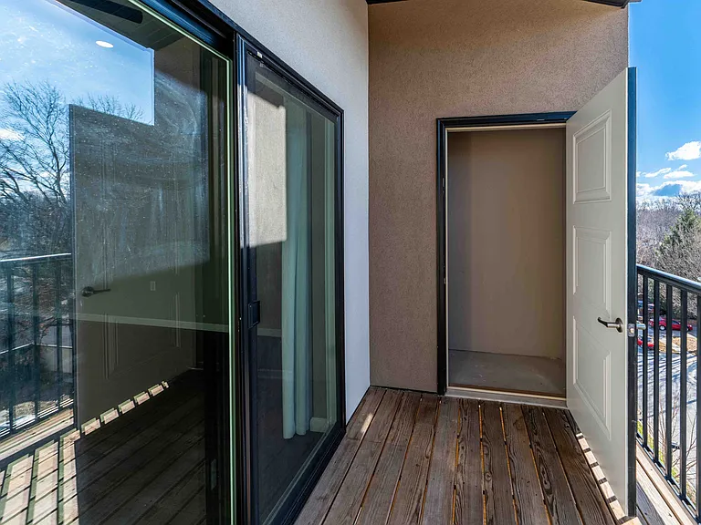 Private Balcony & Outdoor Storage Closet Private Balcony & Outdoor Storage Closet