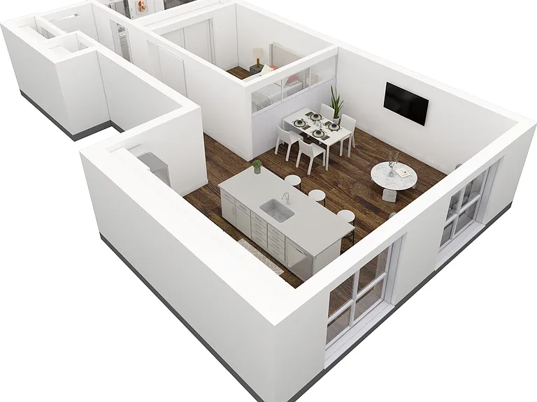 Omnia 1 Bedroom/1 Bath Apartment at 6th and Main in Salt Lake City, UT | View 4 Omnia 1 Bedroom/1 Bath Apartment at 6th and Main in Salt Lake City, UT | View 4