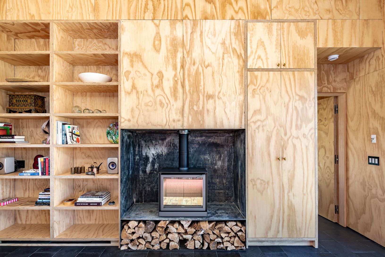  Wood Burning Fireplace 