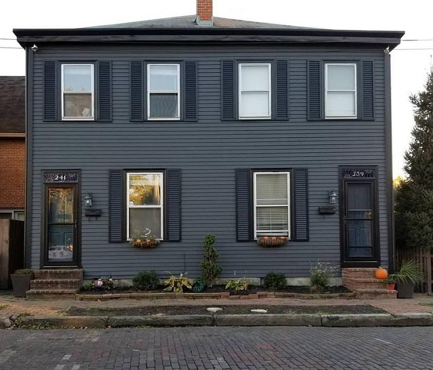 Front of duplex. The right side is 239 E Kossuth.