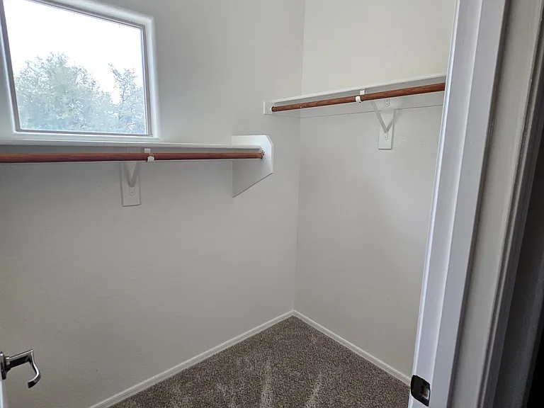 Walk in Closets in all rooms