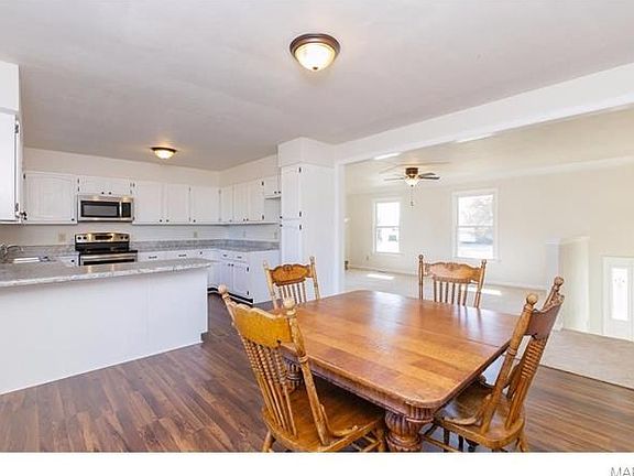 Renovated Kitchen with Stainless Steel Appliances.