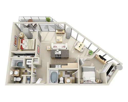 Floor plan Midrise B2E
