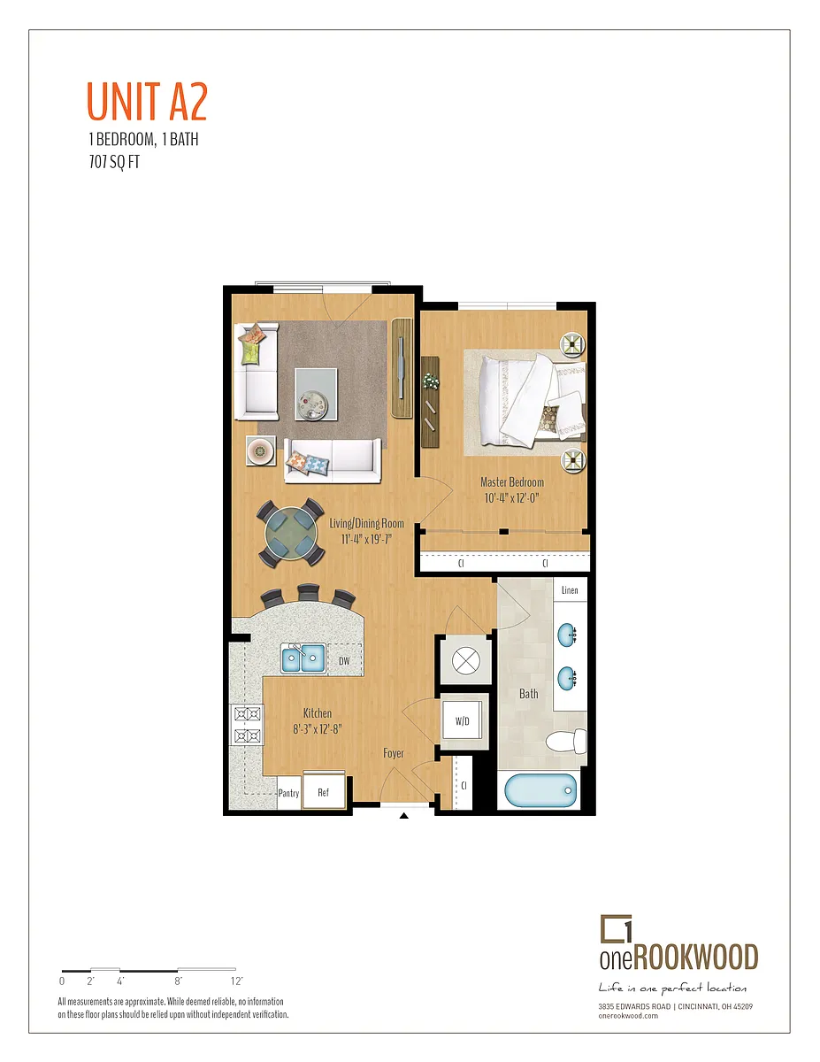 Floor plan 1Bd/1Ba