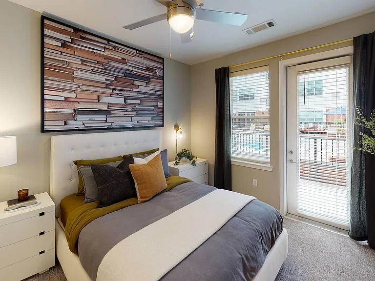 Select homes feature direct-access private patios and balconies