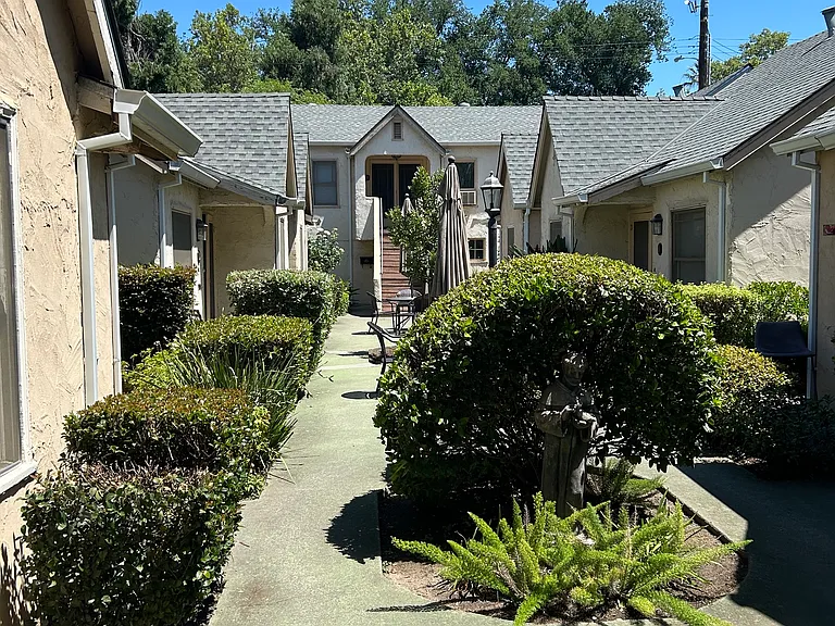 Courtyard facing Rear of Property