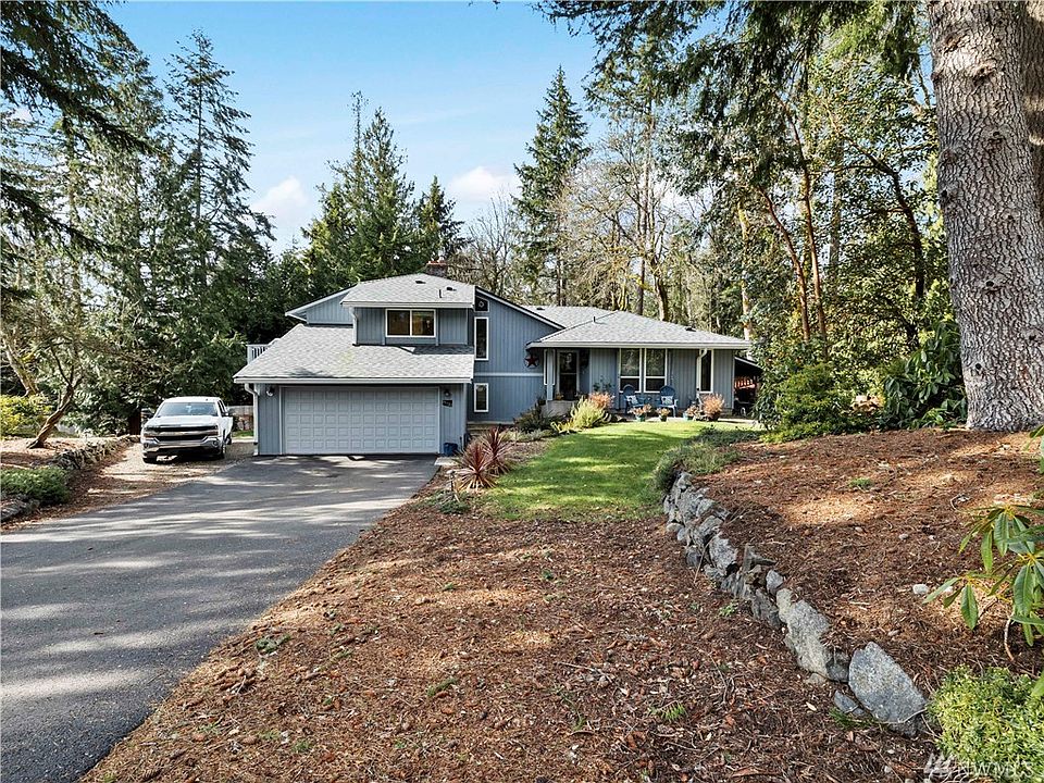 Front House with long driveway for ample parking.