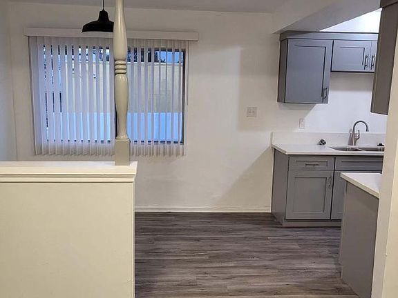 View of dining room from family room.