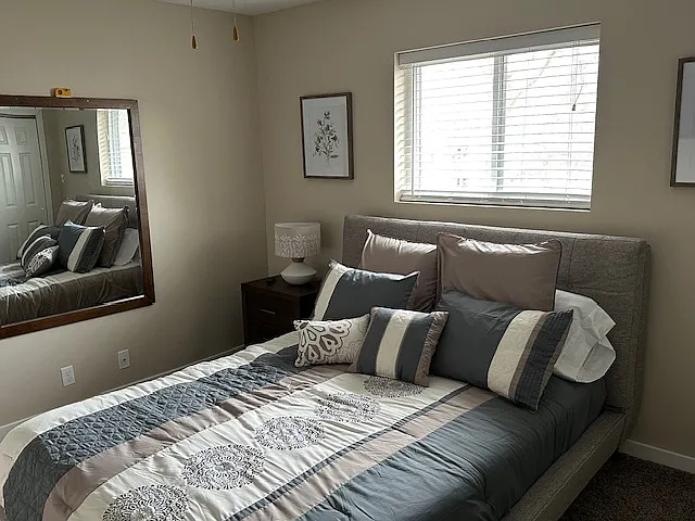 Bedroom with closet