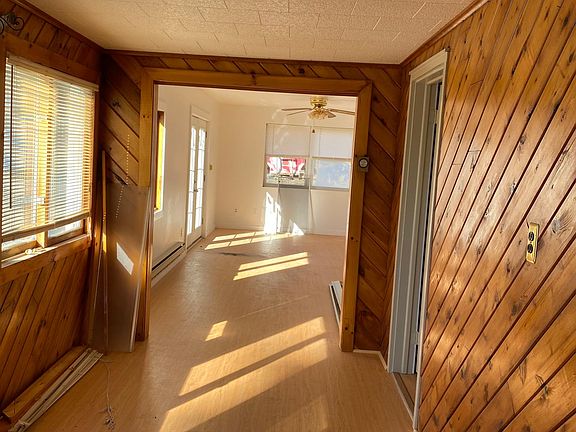 Entry mud room, new windows coming for the front of the house.