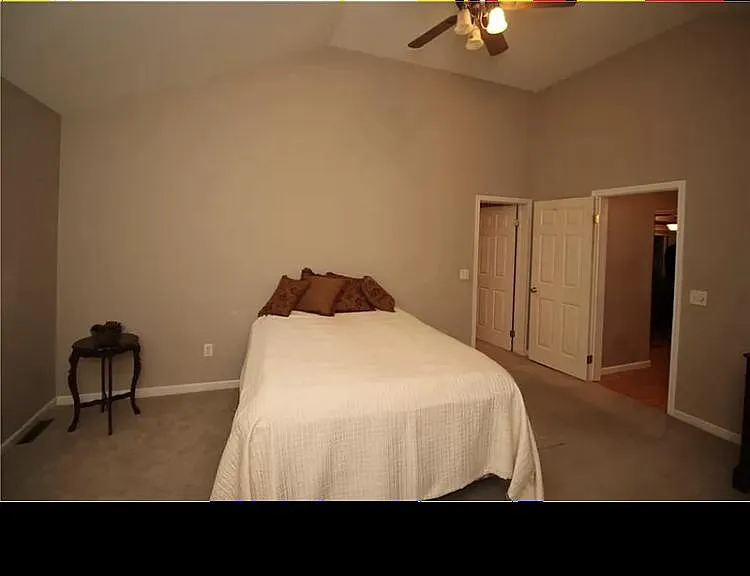 The master bedroom