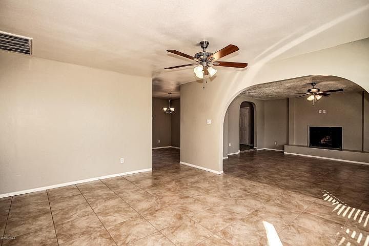 Living room and Family room with fireplace