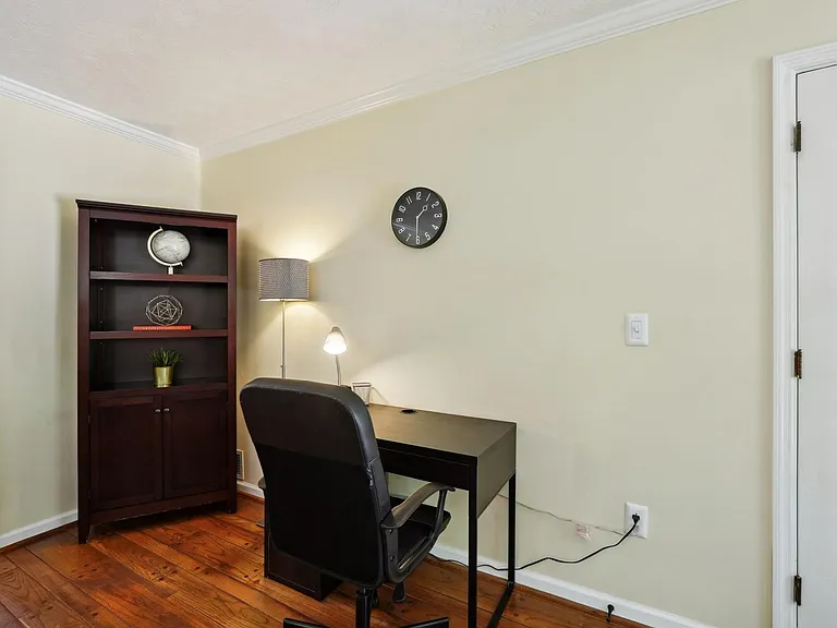 Office workspace in Family Room -Main Level