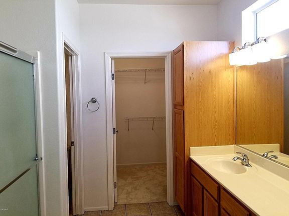 Master bath with walk in closet