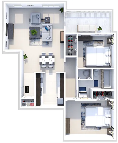 Floor plan Cedar Valley