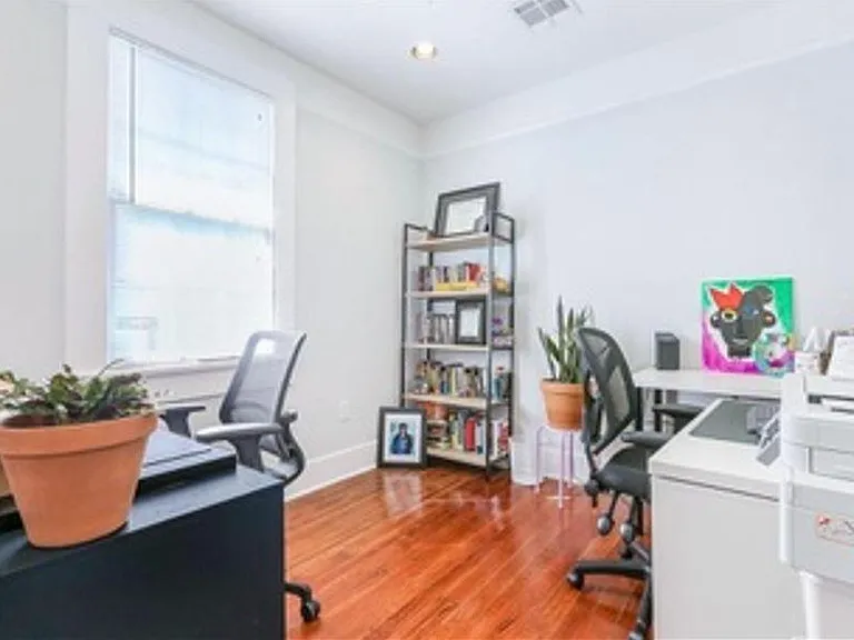First bedroom as office