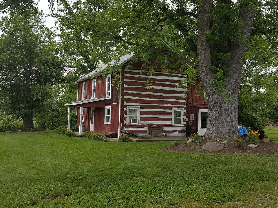 Exterior w/exposed logs